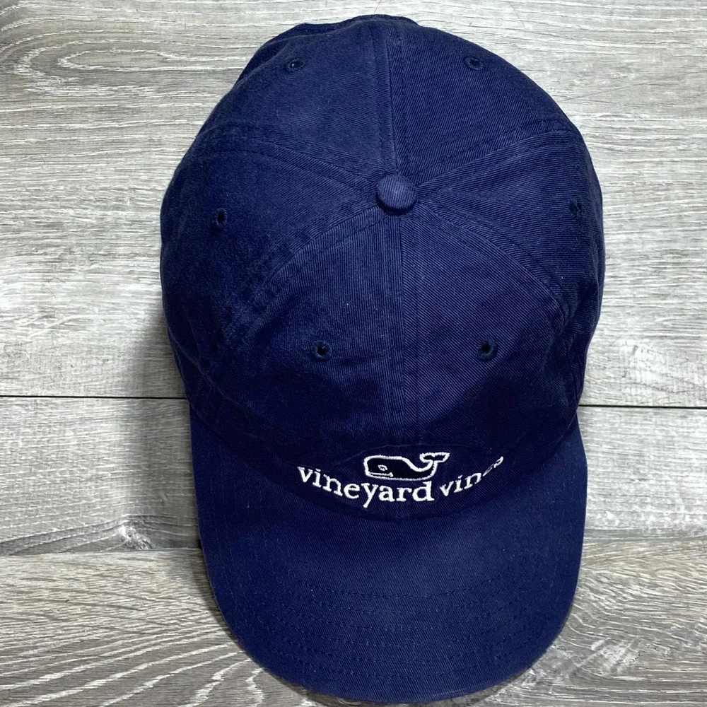 Vineyard Vines Hat Cap Strap Back‎ Whale Embroidered Classic Mens Baseball Dad
